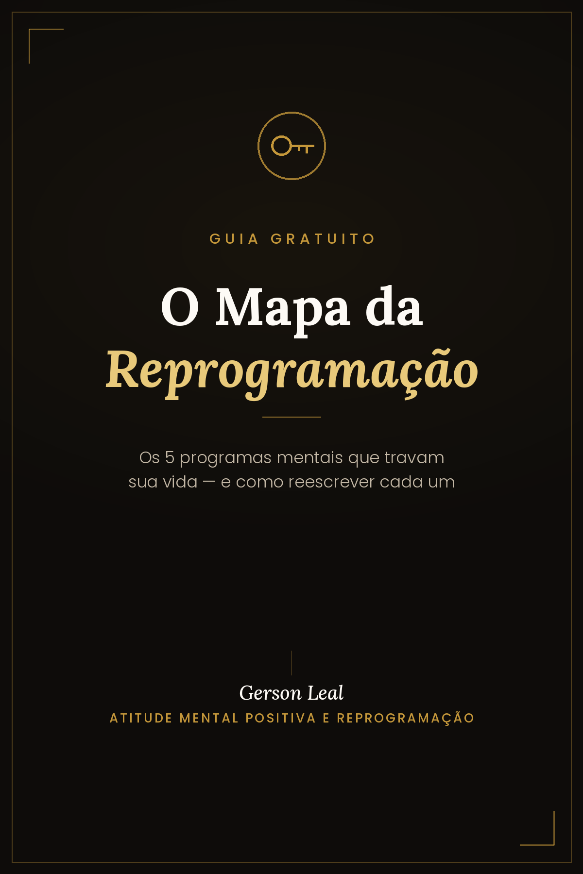 Capa do guia O Mapa da Reprogramação